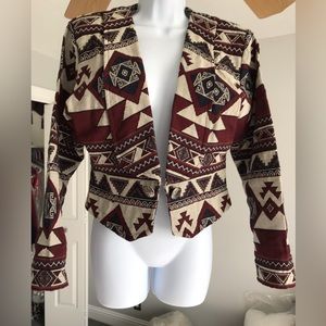 NEW Southwestern Women's Cropped Jacket